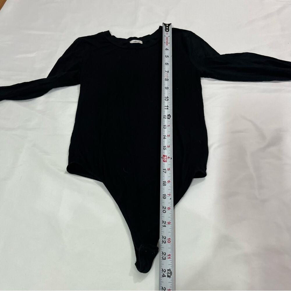 Aritzia Wilfred Long Sleeve Basic Solid Black Bod… - image 6